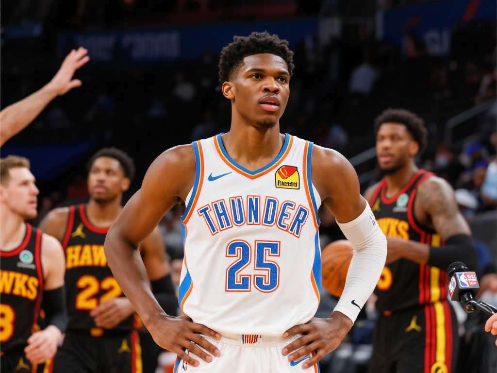 【直击】雷霆轻松击败老鹰，亚历山大霸气回应：“谁防我都无所谓！